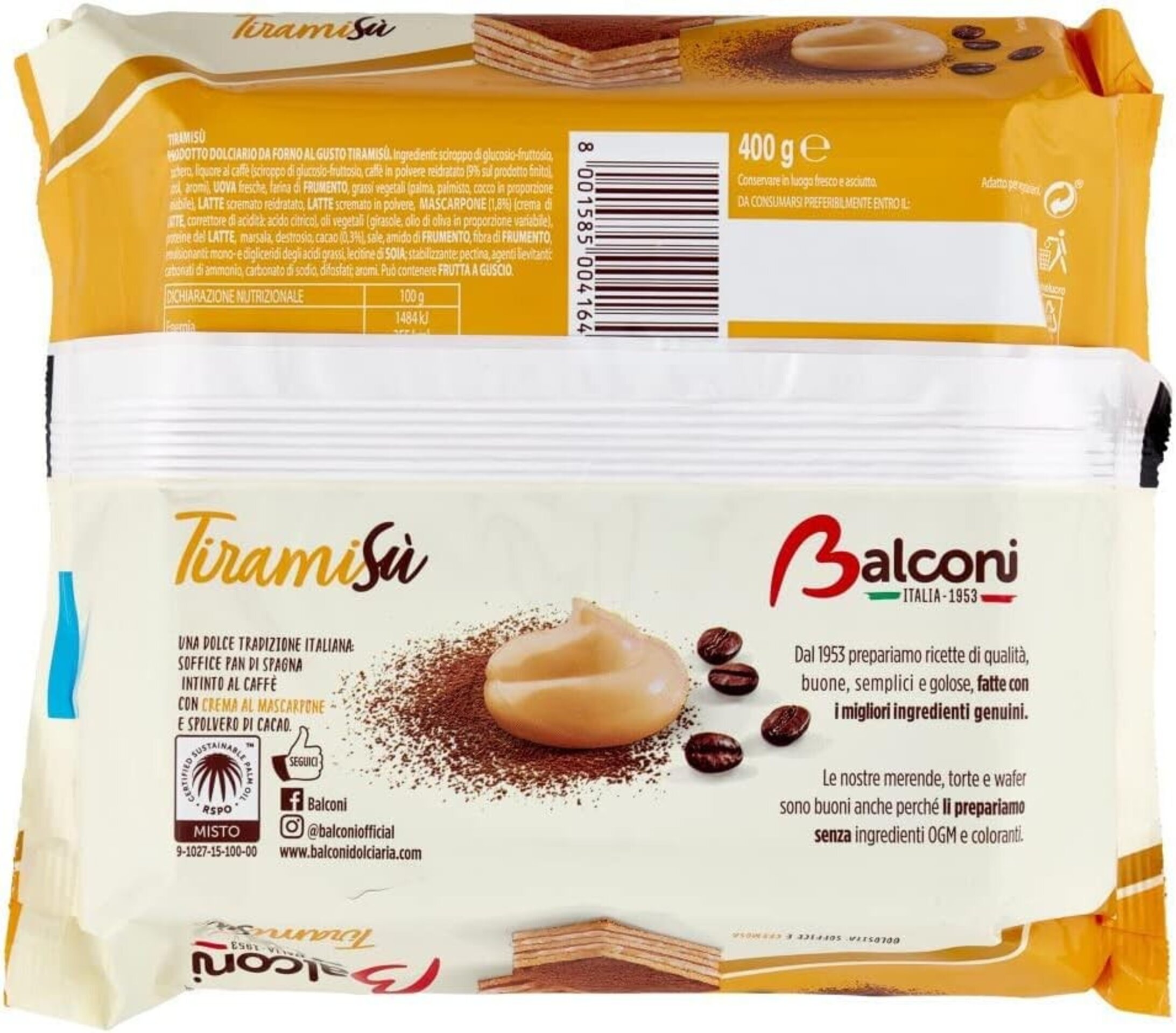 Tiramisú Premium 400g - Postre Italiano Listo para Disfrutar - 2