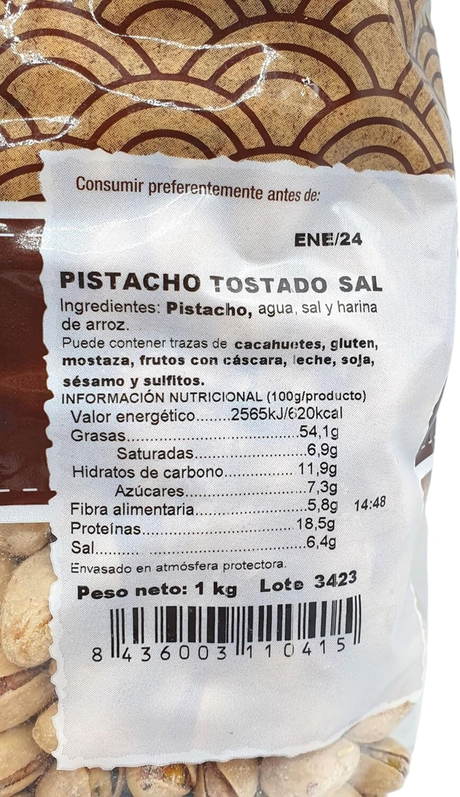 Pistachos Tostados Con Cascara - Bolsa Kilo - Pistacho Tostado La Albufera - 4