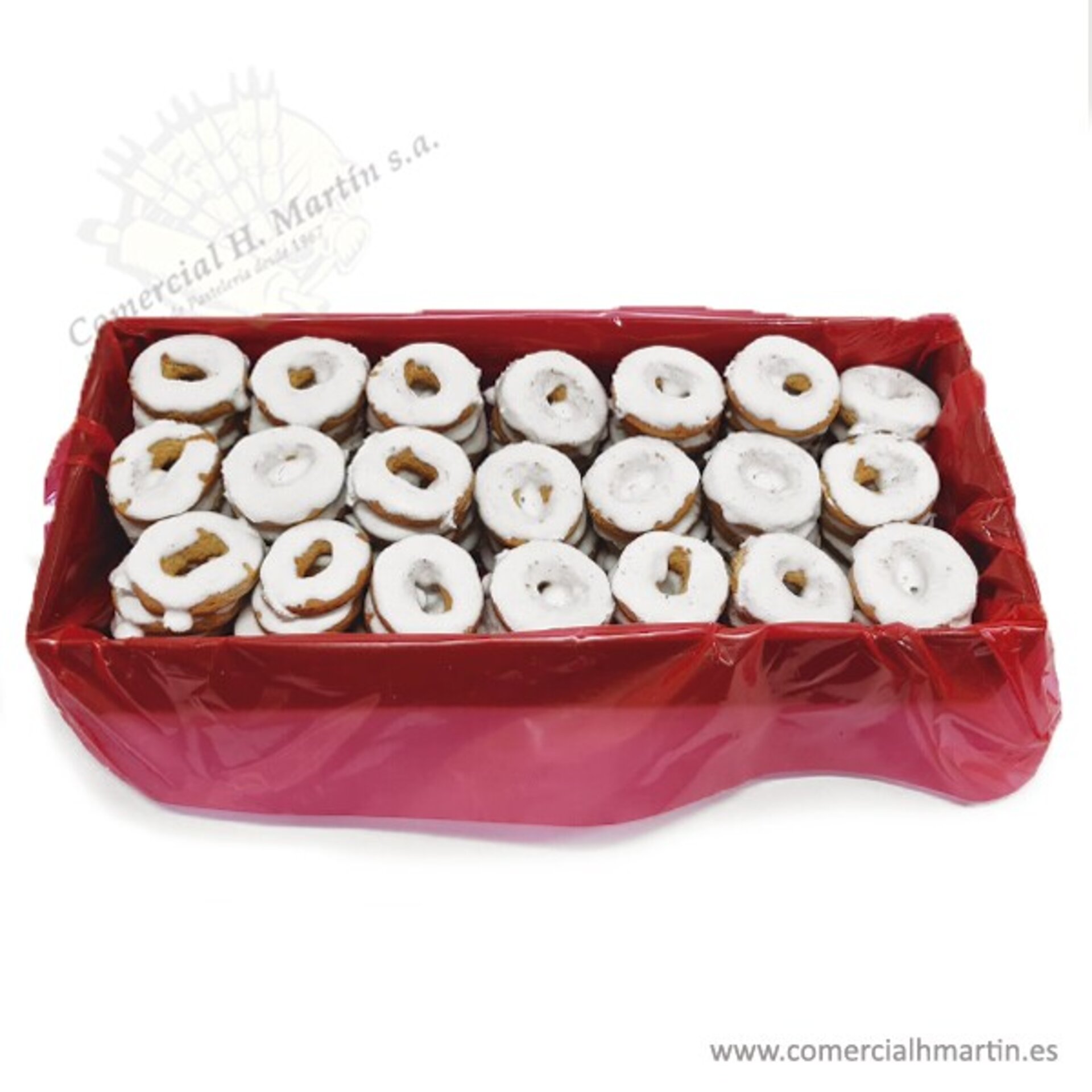 "MINI NEVADA ROSQUILLA ANIS caja de 1,2 kg Rosco de anís glaseado - 2