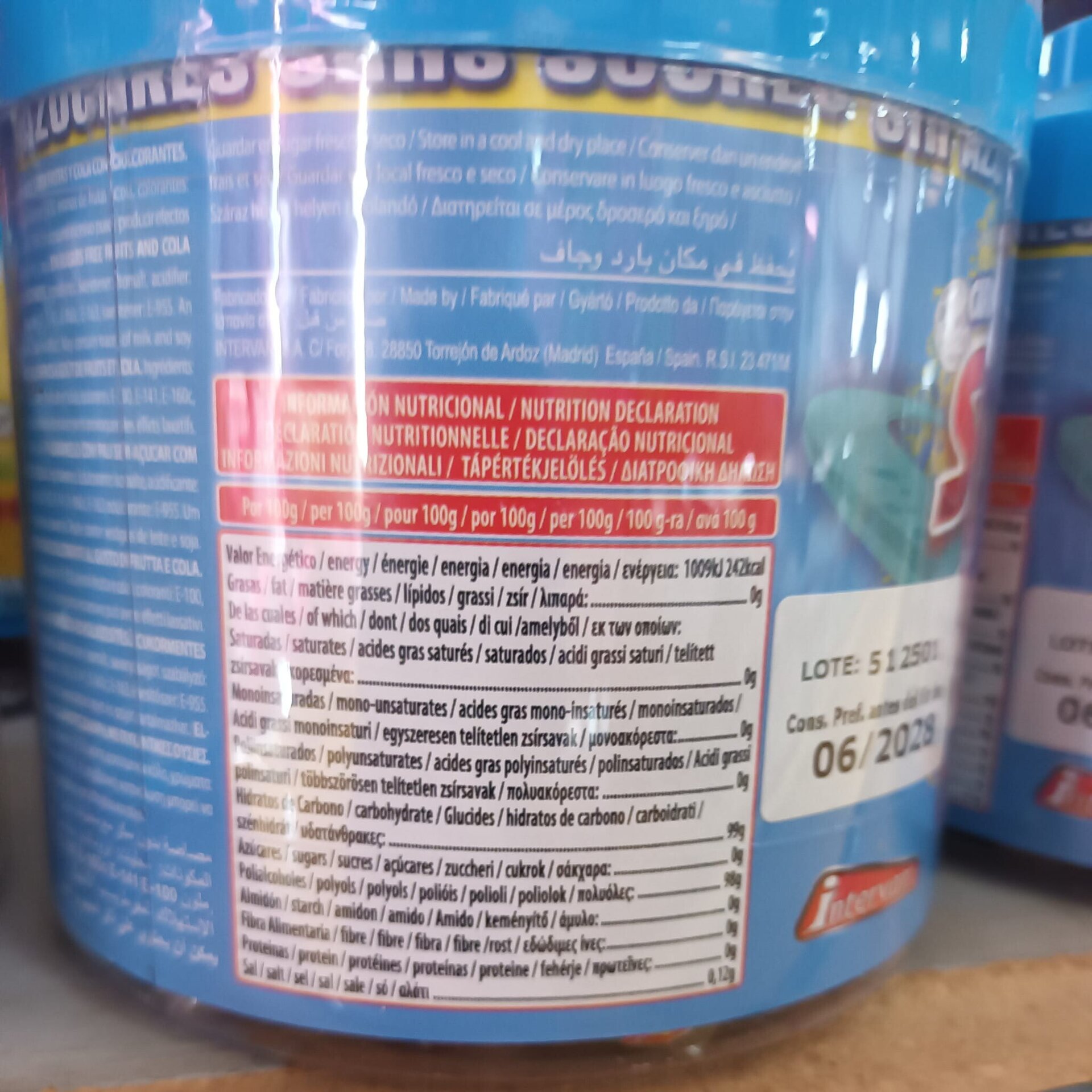Caramelos con Palo sin Azúcar en 5 Sabores: Cola, Fresa, Limón, Naranja y Manza - 2