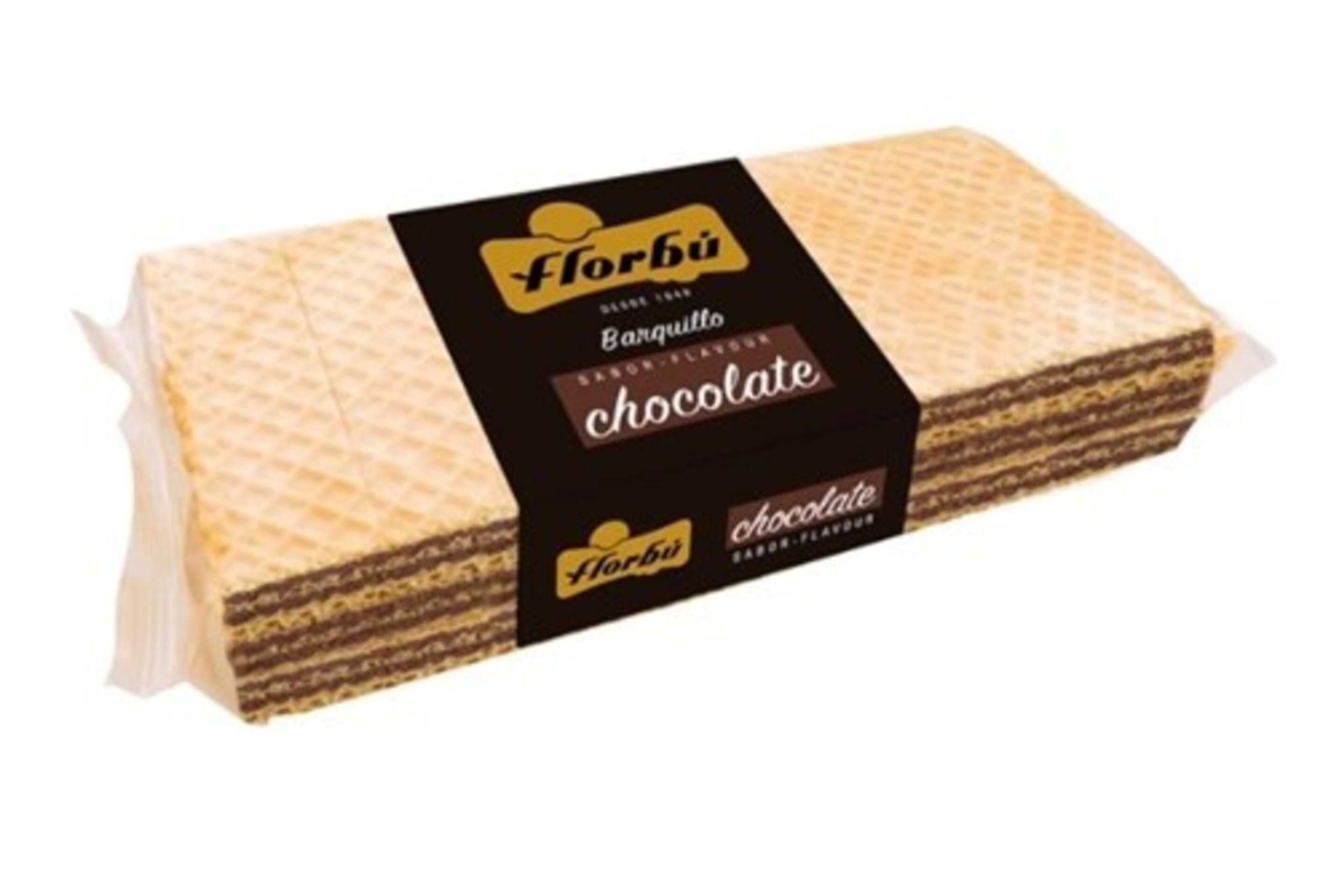 Barquillo de chocolate paquete. Cajás de 20 paquetes, de 210 gramos cada uno - 2