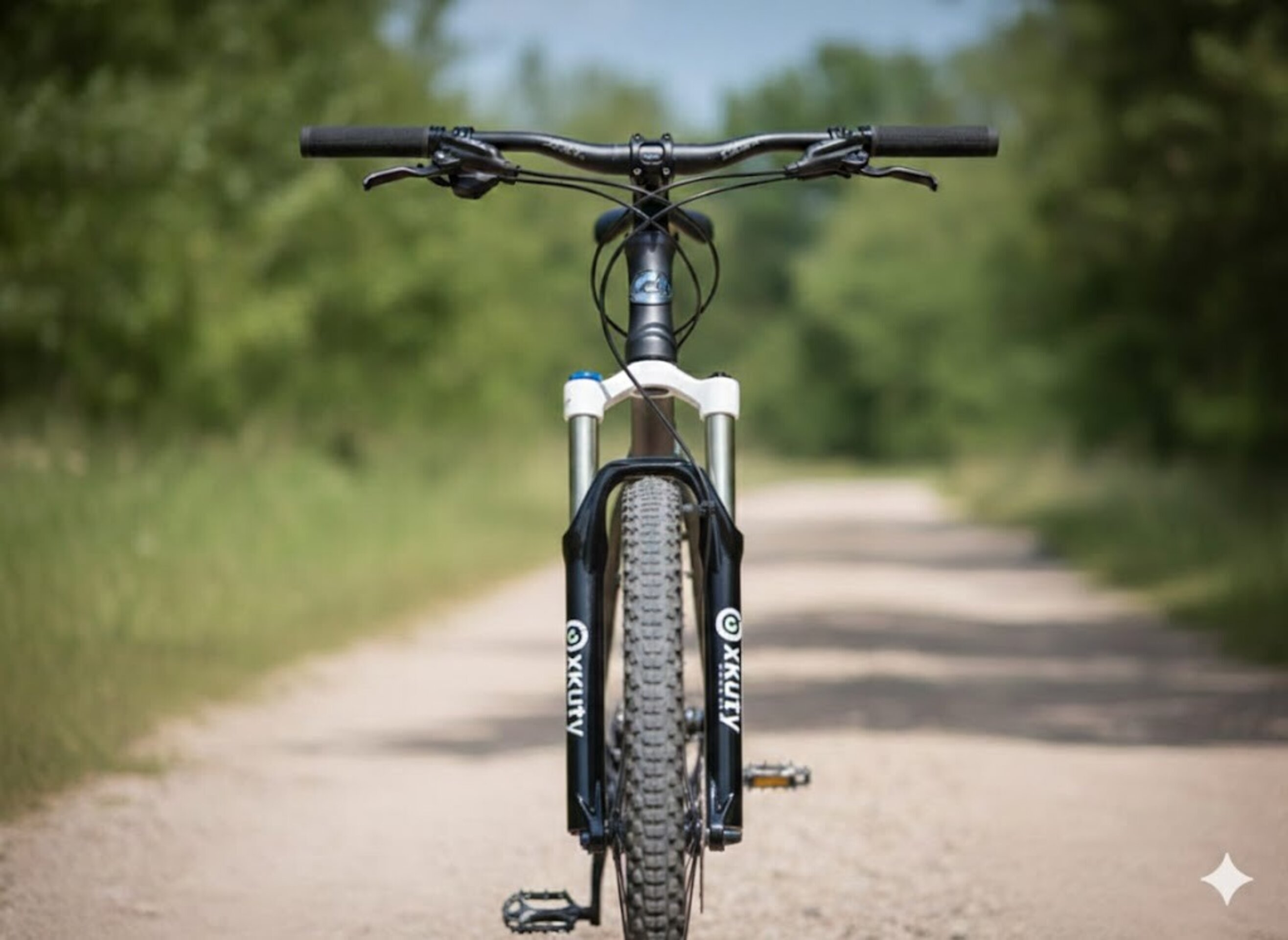 Horquilla Suspensión MTB XKUTY 320mm | Regulable con Bloqueo | Hueco Rueda 100mm - 6