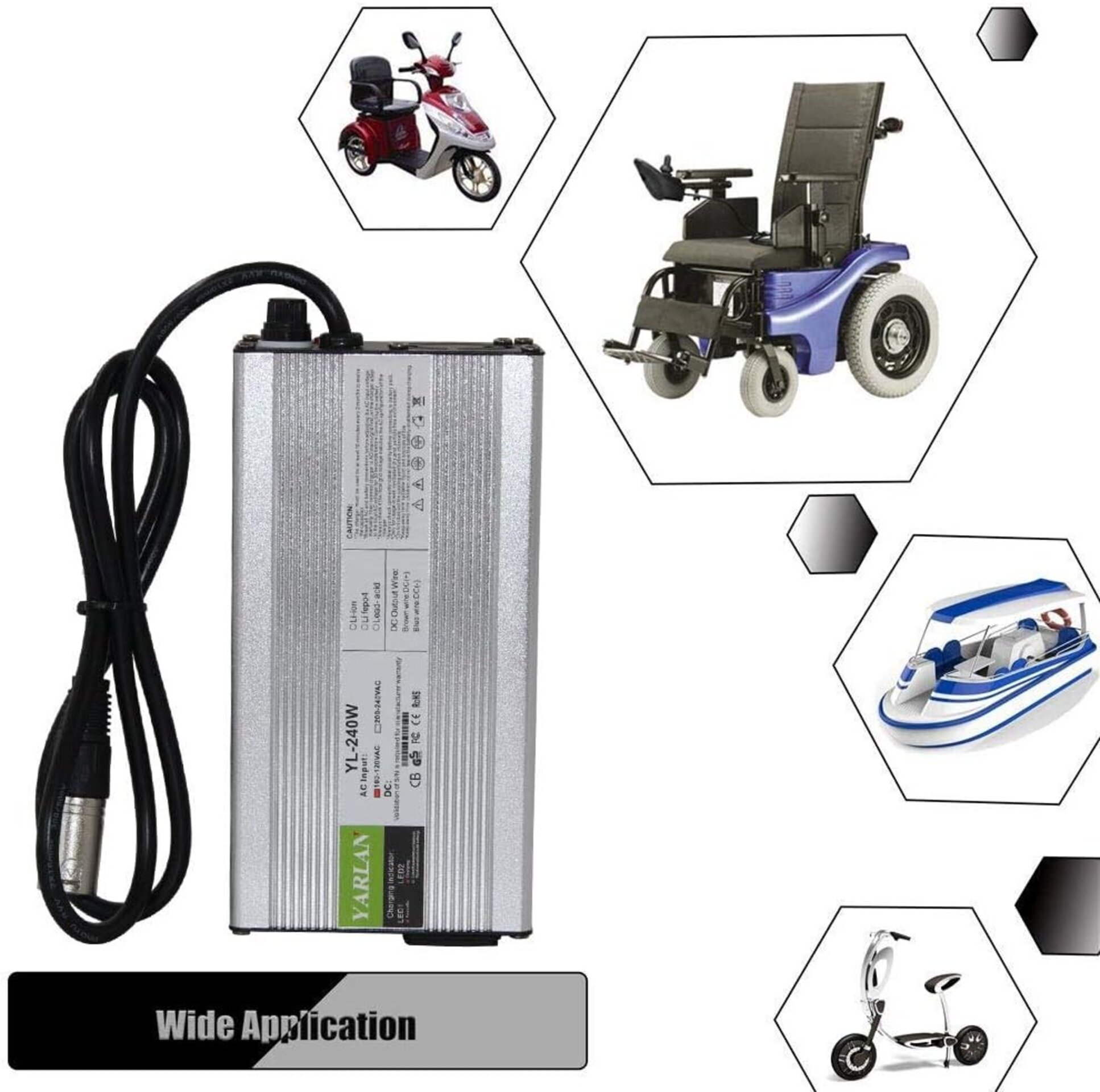 Cargador DE BATERIAS 48v para BATERIAS DE Litio - 2