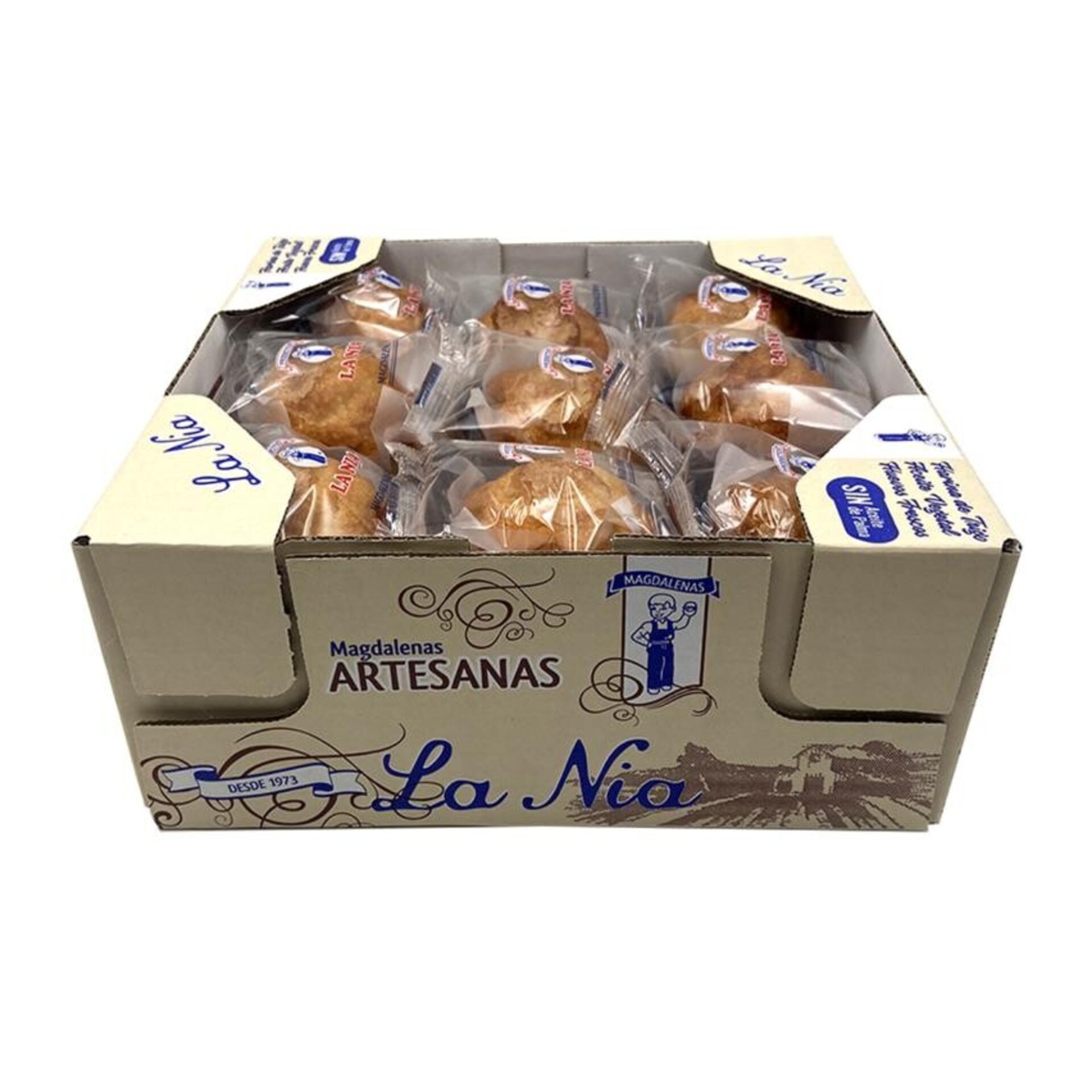 Magdalenas "Artesanas" La Nia - ¡Sabor Casero! (Caja 18 ud) - 3