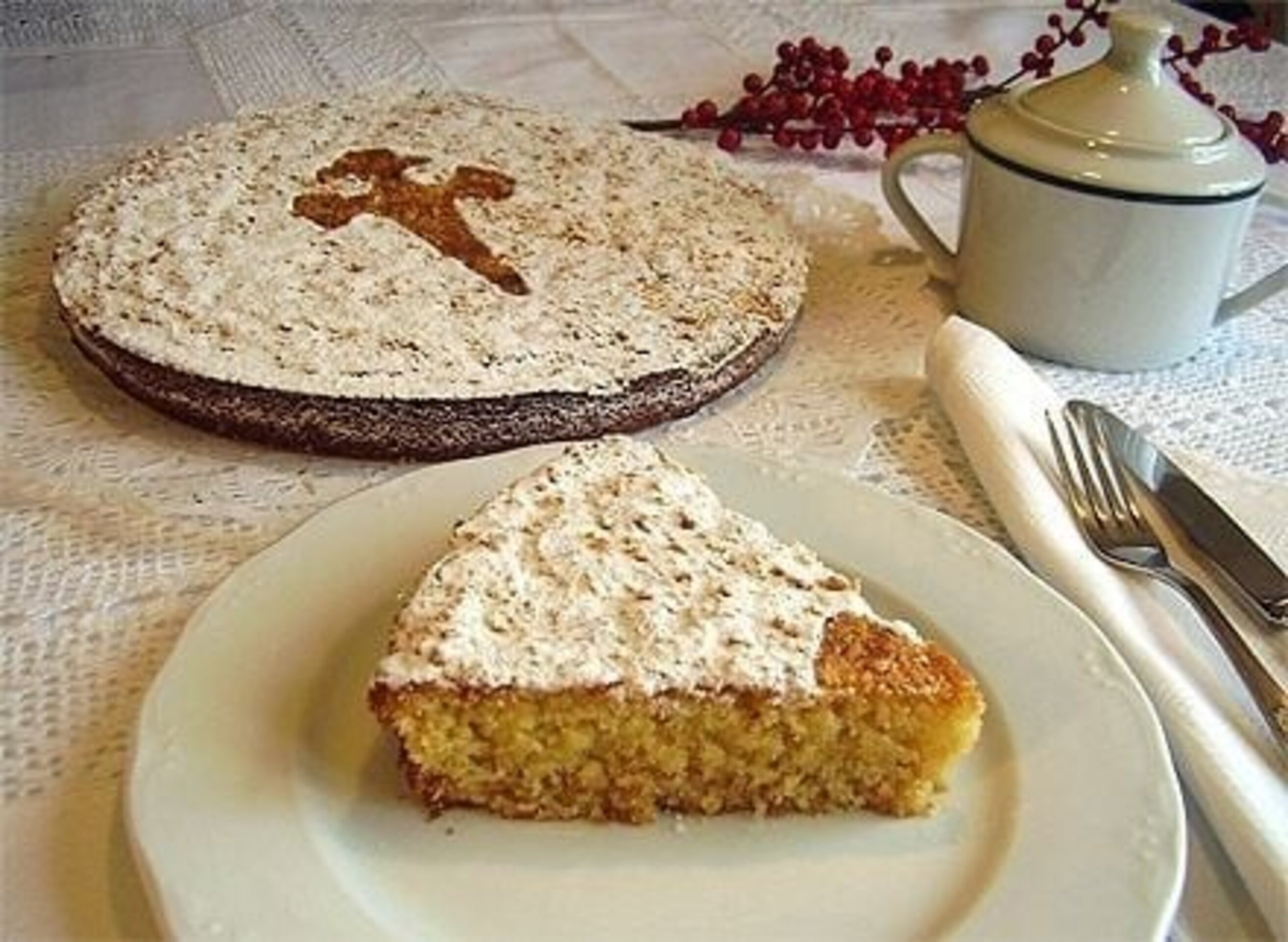 tarta de almendras santiago 570g - 2