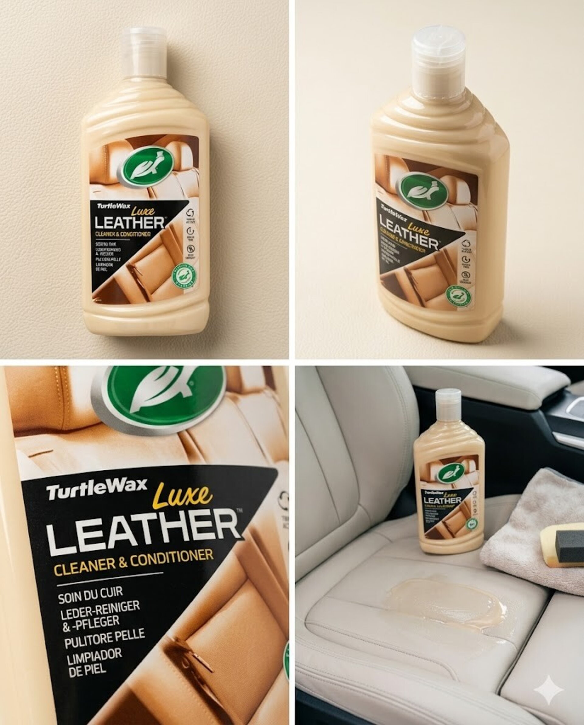 Limpiador y Acondicionador de Piel Turtle Wax Luxe Leather (500ml) - 3