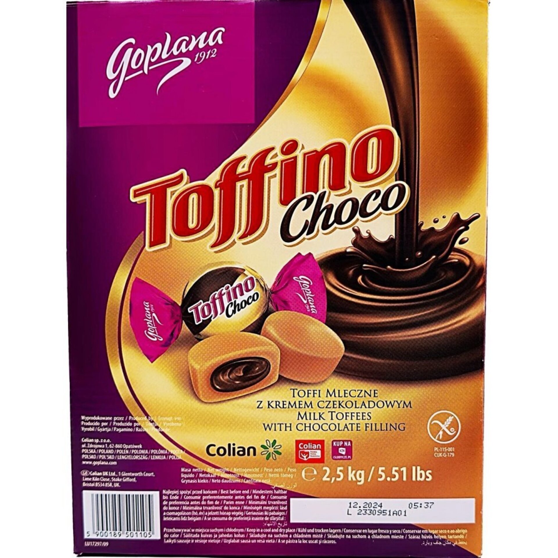 Toffino Choco y Toffino Crema Nata - Caramelos Toffee | Formato Caja Expositora - 2