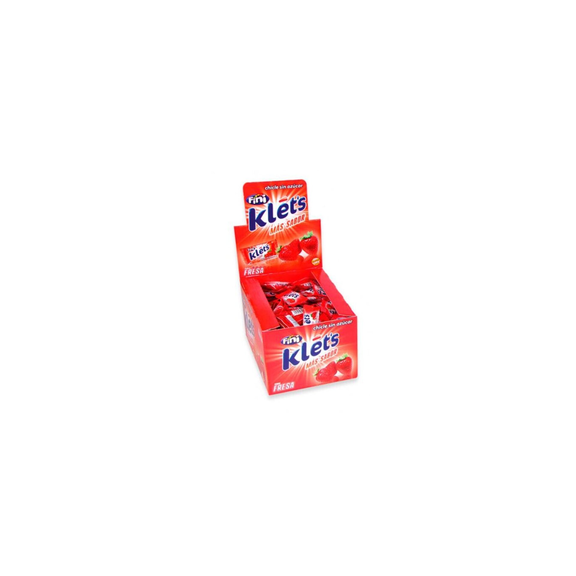 Caja de 22 Chicle Klets fresa, Bolsa de 39gr.N, Sabor a Fresa - Marca Klets - 2