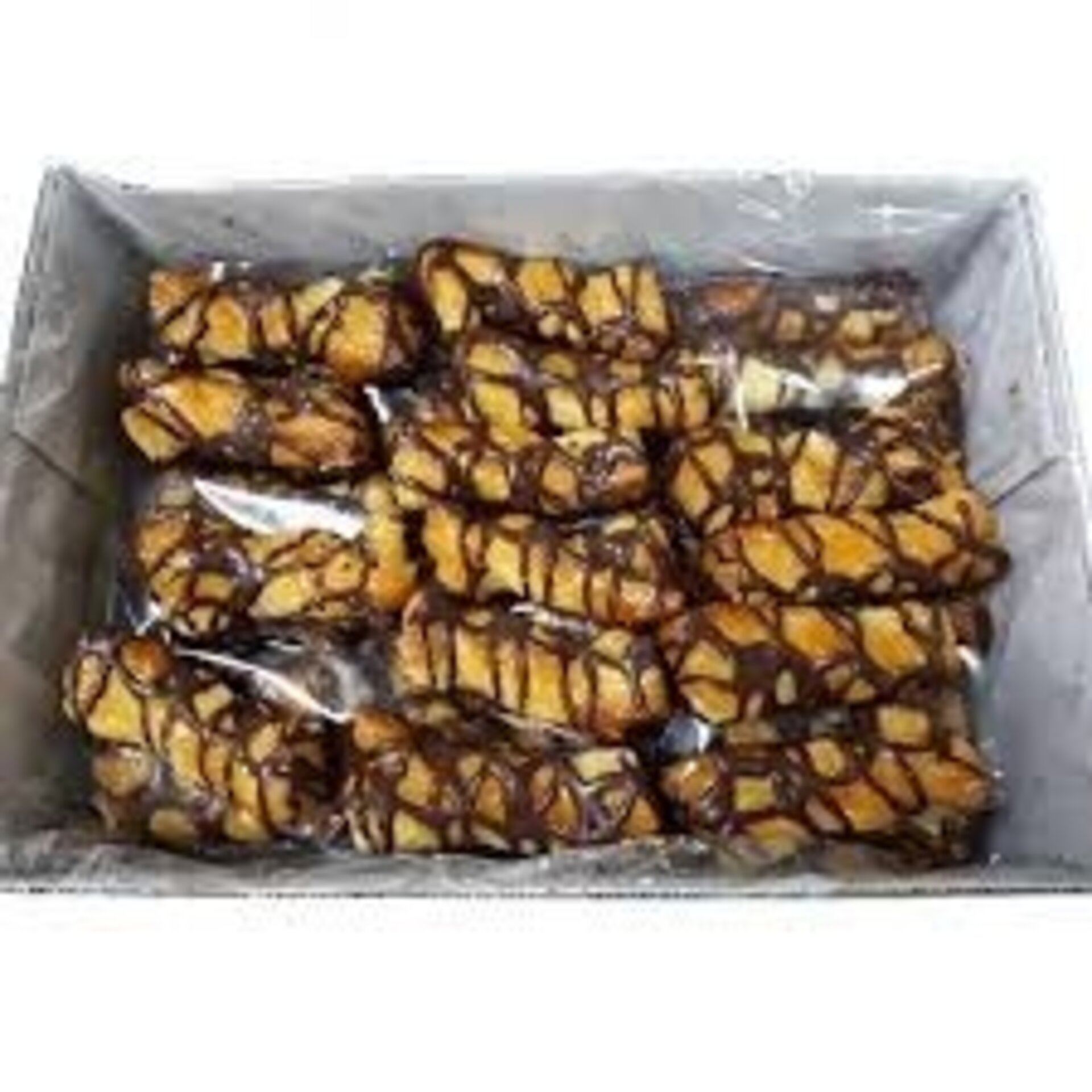 Lazos Hojaldre Cebra Jesus - 2,5 Kilos - Hojaldre con Cobertura de Chocolate - A - 2