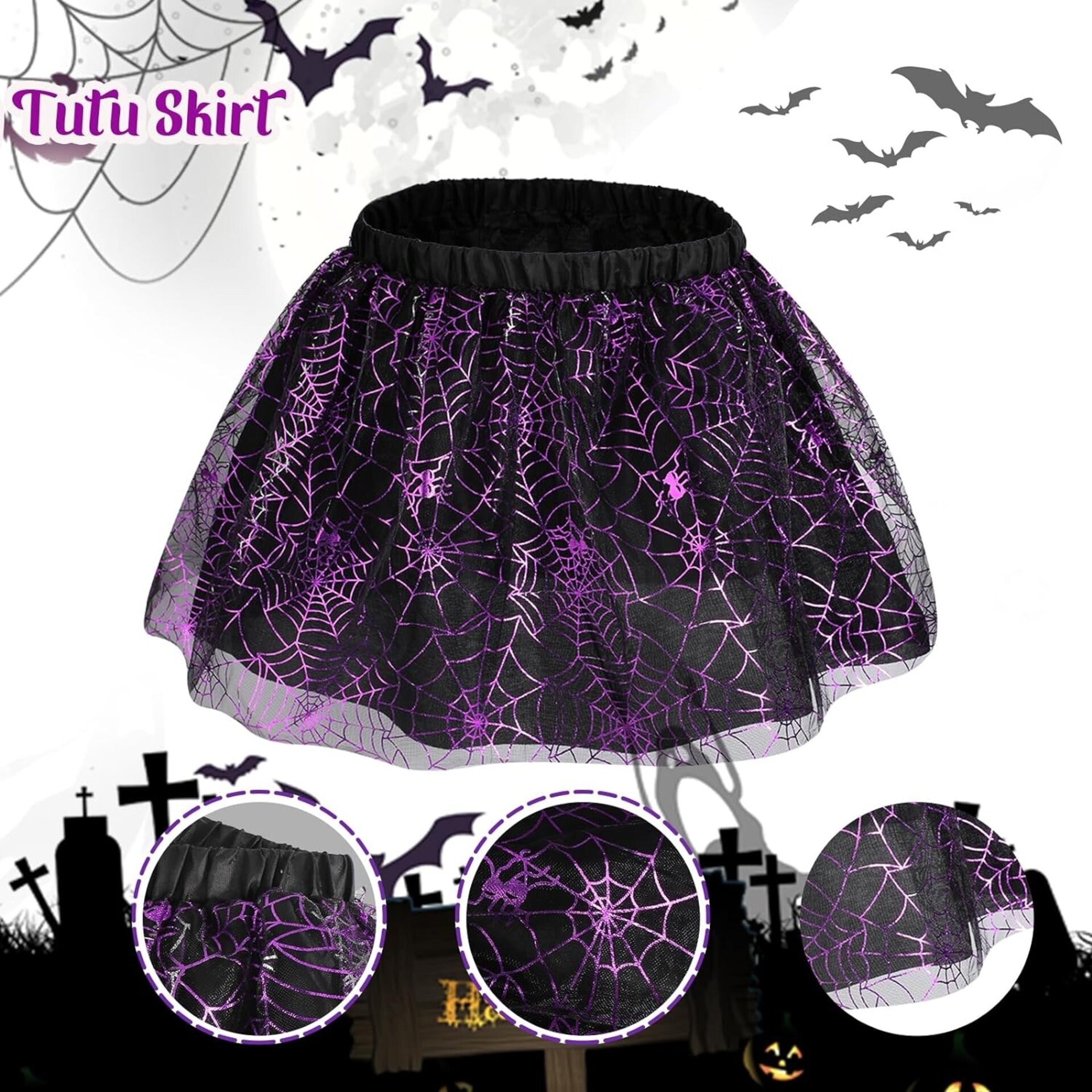 Disfraz de Murciélago para Niño,Tutus Niña - 4